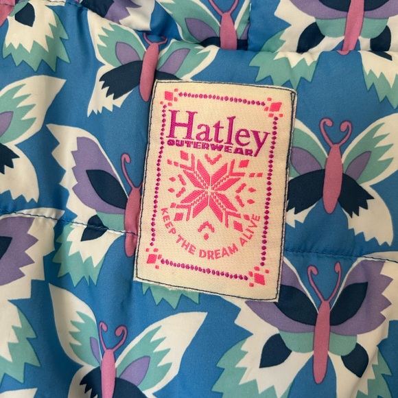 Hatley Blue Butterfly One Piece Bunting Snowsuit Size 12-18M - Picture 4 of 5